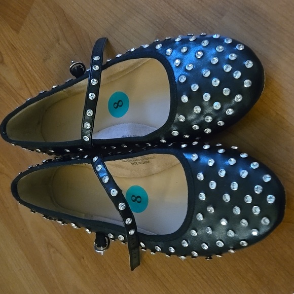 House of Harlow 1960 Black Studded Flats - Picture 4 of 6